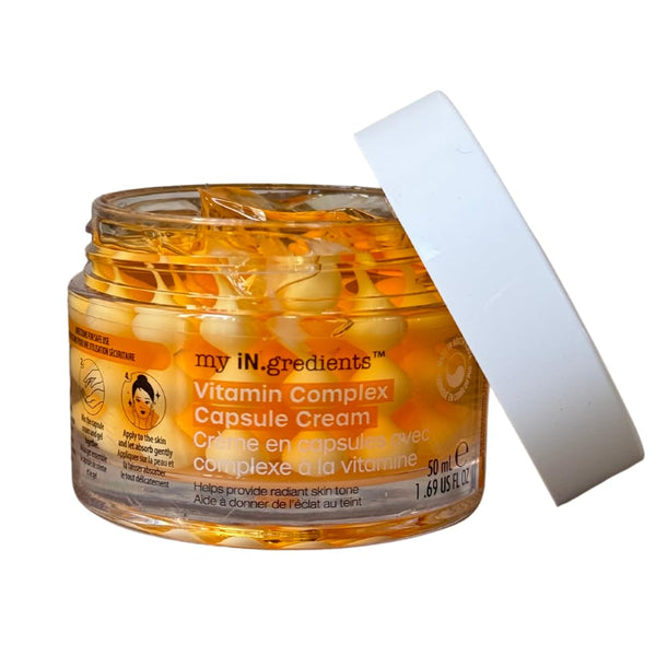 masque BAR My Ingredients Hydrating Face Moisturizer Capsule Creams with Shea Butter and Vitamin Complex