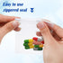 Pill Pouch Bags, Zippered Reusable Pill Baggies, Clear Plastic Storage for Cod Liver Oil, Pills (12 Pieces)