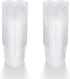 RAMFIYN 100 Pack 5oz Mini Clear Plastic Cups With Lids, Heart Shaped Yogurt Container for Party, Disposable Appetizer