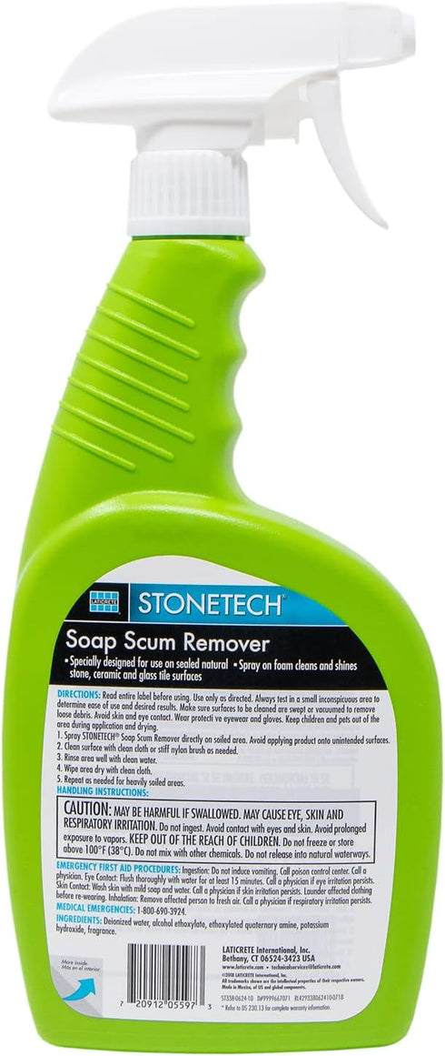 STONETECH Soap Scum Remover, 24OZ (709ML) Spray Bottle