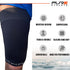 Thigh Compression Sleeve for Hamstring, Quadriceps, Groin Pulls - Athletic Support (Single) - 2 Sleeves - Midnight