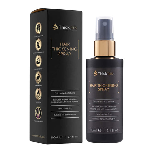 Instant Hair Thickening Spray for Women & Men, Sulphate-Free, Caffeine & Keratin Infused, 3.4 fl.oz