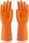 Sibba 1 Pairs Rubber Gloves Dishwashing Kitchen Dish Clean Wash Household Dishwasher Heavy