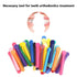 RZJZGZ Multi-Color Orthodontic Ligature Ties, 1040pcs Elastomeric O-Rings Braces Rubber Bands
