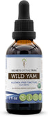 Secrets of the Tribe Wild Yam Alcohol-Free USDA Organic Tincture - 695 mg, 2 Fl Oz, Hormone Support Supplement