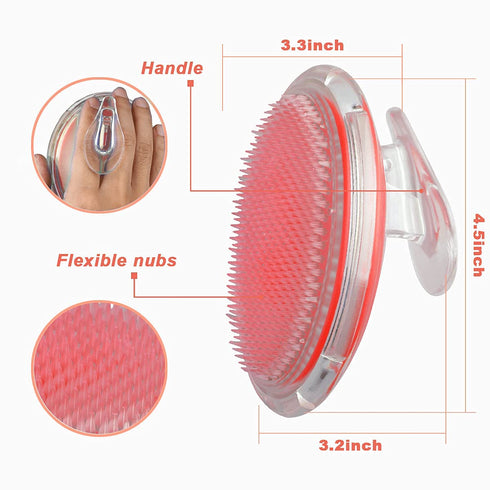 TailaiMei Exfoliating Brush for Ingrown Hair Treatment, Razor Bumps Solution for Men and Women, Orange