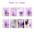 Professional Facial Steamer, Steam Inhaler for Face Mask Moisturizer, Sinus with Timer, Aromatherapy, Purple