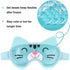 NEWGO Kids Ice Pack Eye Mask, Reusable Hot Cold Therapy Gel Eye Mask with Soft Plush Backing