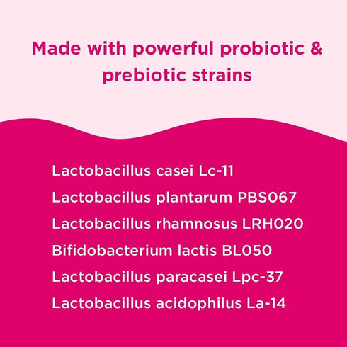 Omax Health Prebiotics and Probiotics Complex for Women, Vegan, Organic, Gluten Free for Vaginal Health