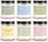 PELN Scented Candles for Women, Spring Summer 6 Pack Soy Wax Aromatherapy