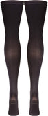 Truform Surgical Stockings, 18 mmHg Compression, Thigh High Length, Closed Toe, Black, X-Large