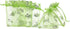 Wholesale 100PCS Organza Bag Butterfly Design Wedding Pouches Jewelry Packaging Bags (3.5x4.5 Light Green, 9x12cm)