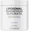 Codeage Liposomal Magnesium Glycinate Supplement, 2-Month Supply, Chelated Magnesium Mineral Pills, Non-GMO Vegan, 240