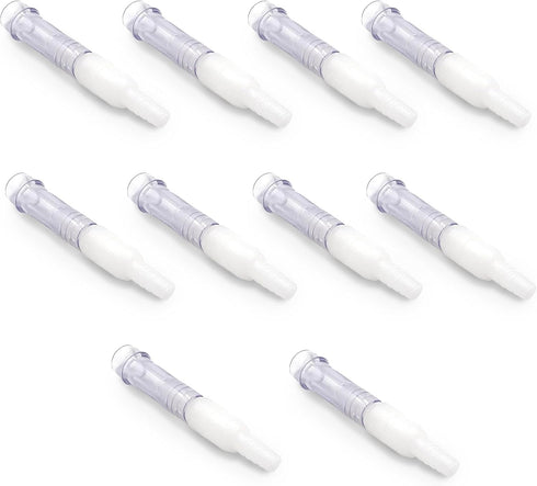 Oxygen Tubing Swivel Connectors 10-Pack, Cannula Hose Tube Connectors for Oxygen Line Splitter and Concentrator
