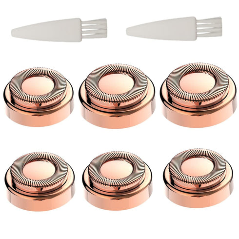 Replacement Heads for Finishing Touch Flawless Facial Hair Remover, Women Hair Removal Shaving Head, 6PCS, GEN 1