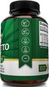 NutriFlair Saw Palmetto Extract 750mg, 120 Capsules, Natural Prostate Supplement, Berry Health Support