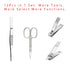 JTIEO 12PCS Heavy Duty Toenail Clippers for Thick Toenails, Podiatrist Ingrown Toenail Removal Kit (Blue)