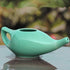 HealthGoodsIn Ceramic Neti Pot for Sinus, Premium Grade, Dishwasher Safe, Turquoise Color