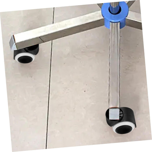 4pcs HEALLILY Wheel Replacement Rolling Cart Caster Wheels Brakes for Shelving Units