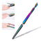 SILPECWEE Colorful Stainless Steel Nail Art Pincher, 1Pc Cuticle Pusher, Multi-Function Nail Care Tools