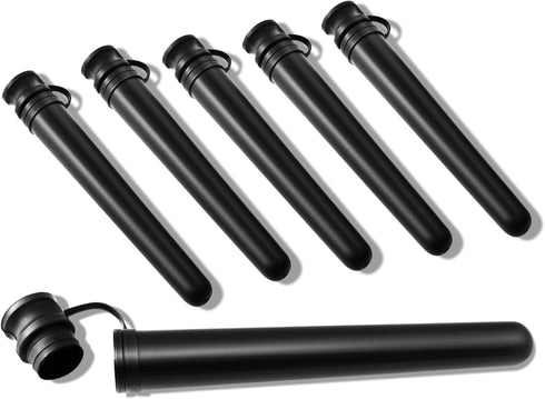 Tube Vials (6 Pack), Premium Waterproof Storage Tube Container for Portable Travel and Outdoors