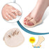 Adjustable Toe Splint & Straightener Brace with Cushion Metatarsal Pads for Hammer Toe - Support Guard (3 loops left