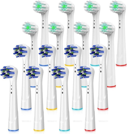 Replacement Toothbrush Heads for Oral B Braun - 16 Pack Professional Electric Toothbrush Heads, Compatible with Oral-B
