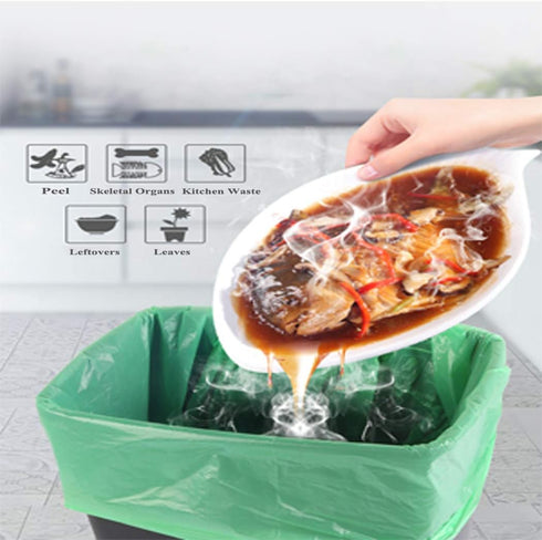 Lythor 2.6 150 Count Compostable Trash Bags, Gallon Small Disposable Compost Bags Garbage Bags Made from PSM