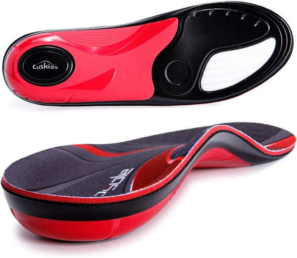 Plantar Fasciitis Arch Support Insoles for Men and Women, Heavy Duty Pain Relief Orthotics for Flat Feet