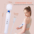 VZVJTR 10 Electric Wand Massager - Powerful Handheld Back Massager with Rhythmical Speeds, Wired Deep Tissue Vibrating