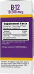 Superior Source No Shot Vitamin B12 10000 mcg, 60 Quick Dissolve MicroLignual Tablets for Energy Support