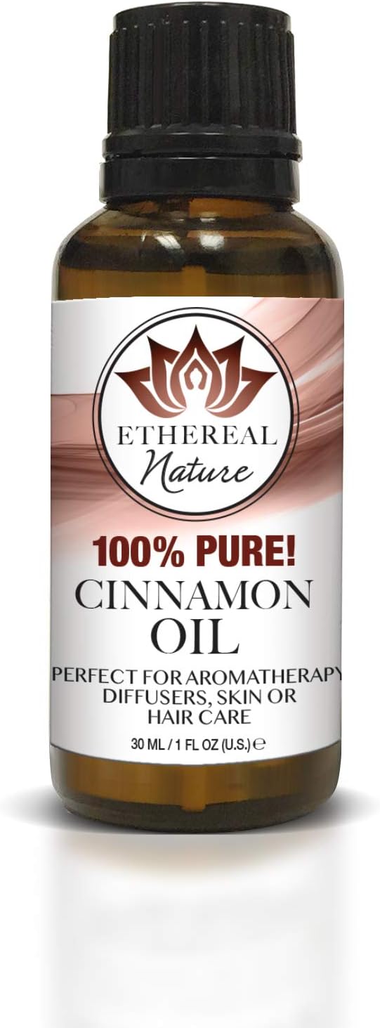Ethereal Nature 100% Pure Oil - Cinnamon, 1.01 Fluid Ounce