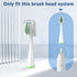 Replacement Toothbrush Heads for Waterpik Complete Care 5.0/9.0 (CC-01/WP-861), 10 Count, White, with Covers