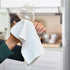 Avalon Towels Bar Mop Towels, Pack of 12, 100% Ring Spun Cotton Cleaning Rags, Absorbent Restaurant Towels (White)
