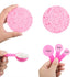 Sonku Facemask Mixing Bowl Set - Silicone DIY Face Mask Tool Kit with Bowl, Brush, Spatula, Measuring Tools, Pink