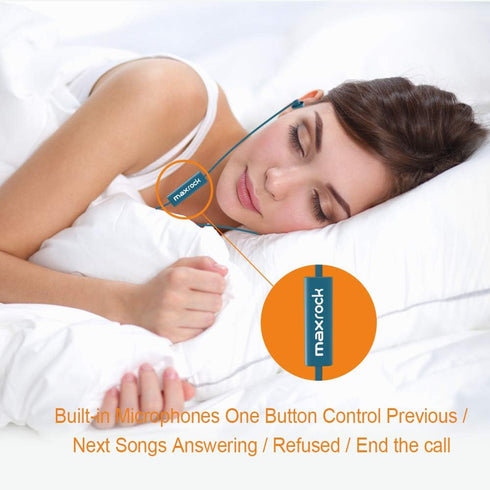 Sleep Earplugs - Noise Isolating Silicone Earbuds for Insomnia, Side Sleepers, Snoring, Travel & Relaxation (Blue)