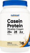 Nutricost Casein Protein Powder - 2lb Vanilla, Micellar Casein, Gluten Free, Non-GMO