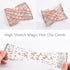 Ruihfas 2 Pcs Magic Beading Easy Stretching Hair Combs Double Clips Hair Styling Accessories for Women Girls