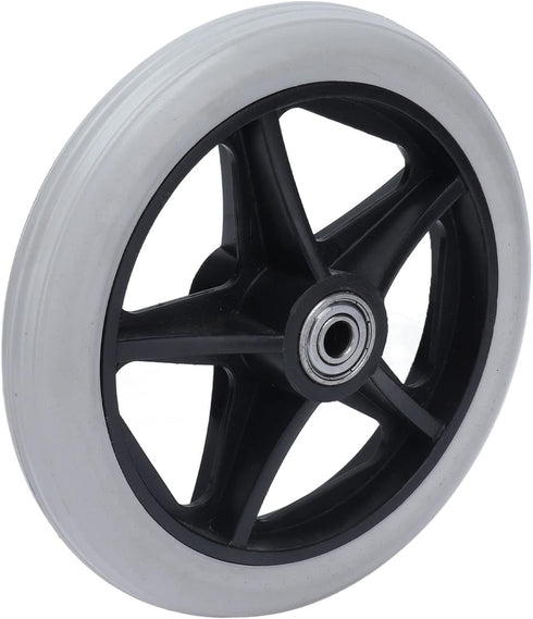 6 Inch Aramox Solid Wheel Replacement for Rollator Walker Wheelchair Medical Mobility Equipment with PU Material
