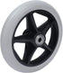6 Inch Aramox Solid Wheel Replacement for Rollator Walker Wheelchair Medical Mobility Equipment with PU Material