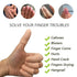 Gel Finger Protectors, Silicone Fingertips Protection for Trigger Finger, Arthritis, and Pain Relief, Nude, Small