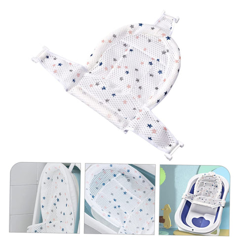 Newborn Bath Support Mat Mesh for Bath Insert Comfortable Bathing Net