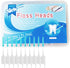 200PCS Interdental Brushes, Double-Ended Silicone Toothpick Dental Floss Picks with Disposable Bristles