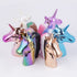 Unicorn Makeup Brush for Nail Art - Powder Foundation, Blush, Contour, Rainbow Horse Big Brush for Face & Hands