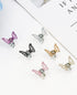 Wecoe 30pcs Small Butterfly Hair Clips, Cute Mini Claw Clips in Purple Pink Gold Silver for Women Girls