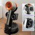 Nozzle Hair Dryer Stand Holder, Attachment Parts Organizer, Home Bathroom Salon Iron Ergonomic Hair Dryer Rack