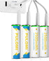 PULOMI 4pcs 1.5V 1666mAh 2500mWh 1.5 1200x AA Battery AA Batteries, USB/Type-C AA Rechargeable Battery, High Capacity