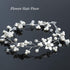 JAKAWIN Bride Wedding Hair Vine, Flower Hair Piece, Silver Bridal Headpiece, Pear Hair Accessories for Women