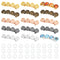 UNICRAFTALE 20Pcs Hair Barrettes Settings Brass DIY Blank Hair Barrettes for Women