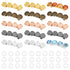 UNICRAFTALE 20Pcs Hair Barrettes Settings Brass DIY Blank Hair Barrettes for Women